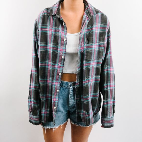 h&m Tops - Oversized Button Down Flannel